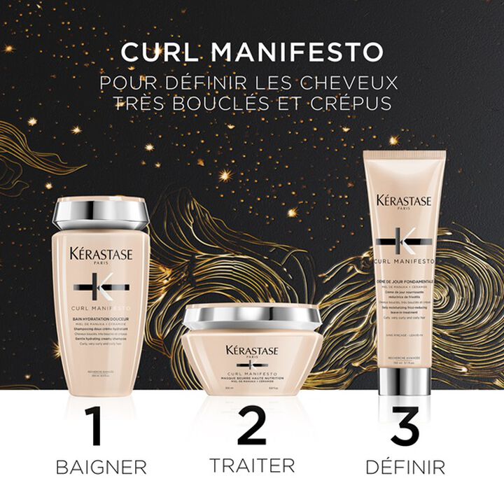 Curl Manifesto – Coffret de soins pour Cheveux Bouclés à Frisés (moyens à épais)